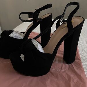 Brand New Black Heels. Brand from Miss Lola